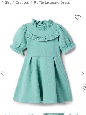 Janie and Jack Ruffle Jacquard Dress